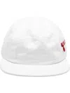 Supreme Side Zip Camp Cap In Weiss