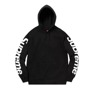 Pre-owned Supreme Sideline Hooded Sweatshirt 'black' | Men's Size M