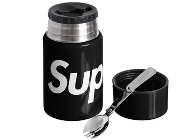 Pre-owned Supreme Sigg 0.75l Food Jar In Black