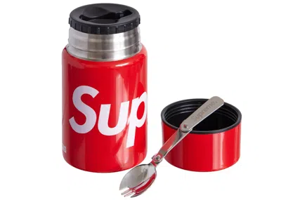 Pre-owned Supreme Sigg 0.75l Food Jar In Red