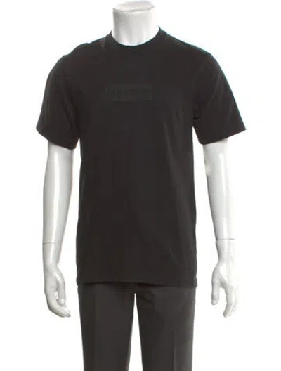 Pre-owned Supreme Signature Logo Graphic Print T-shirt In Black