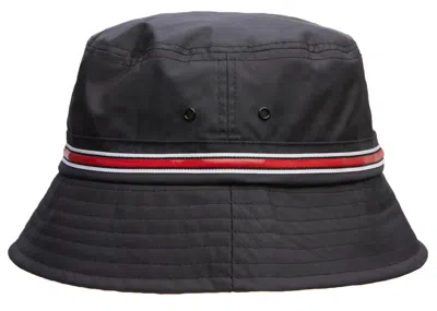Pre-owned Supreme Silicone Stripe Crusher Hat In Black