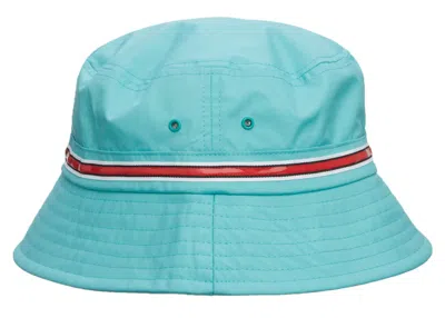 Pre-owned Supreme Silicone Stripe Crusher Hat In Teal