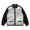 Supreme Silk Map Cardigan 'multi-color'