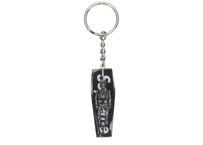Pre-owned Supreme Skeleton Keychain In Black