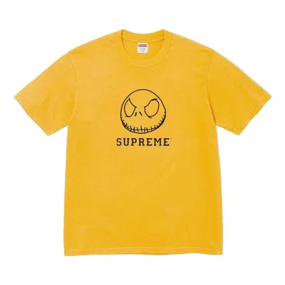 Supreme Skeleton T-shirt 'yellow Black'