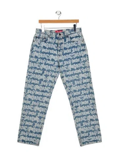 Pre-owned Supreme Skinny Jeans In Blue