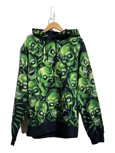 Pre-owned Supreme Skull Pile Pullover Hoodie Green L