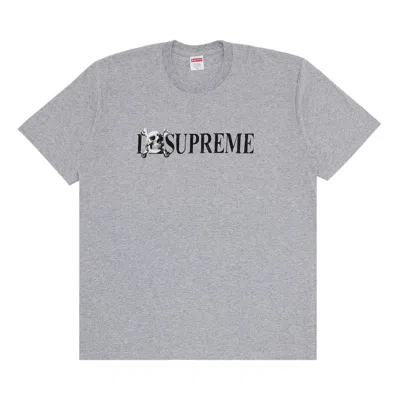 Pre-owned Supreme Skull Tee 'heather Grey' | Men's Size Xxl In Gray