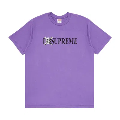 Pre-owned Supreme Skull Tee 'purple' | Men's Size Xxl