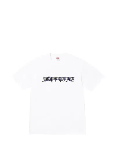 Supreme Skulls-print T-shirt In White