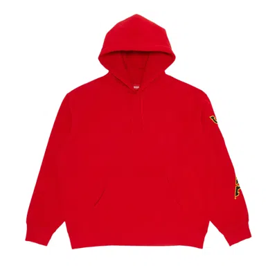 Pre-owned Supreme Sleeve Arc Hooded Sweatshirt 'red'