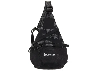 Pre-owned Supreme Sling Bag Bag (fw21) In Black