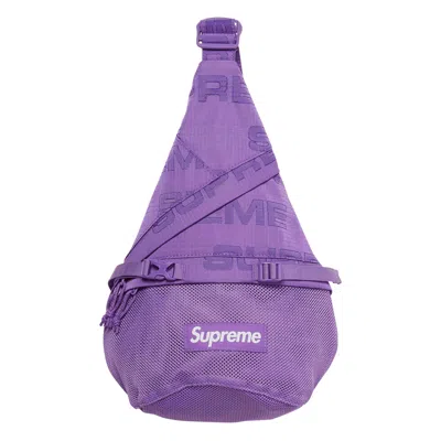 Pre-owned Supreme Sling Bag 'purple'