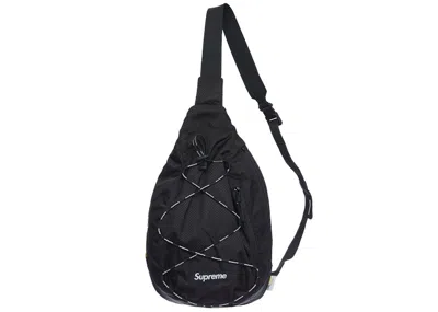 Pre-owned Supreme Sling Bag (ss22) In Black