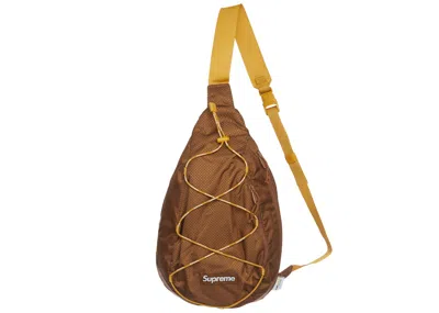 Pre-owned Supreme Sling Bag (ss22) In Brown