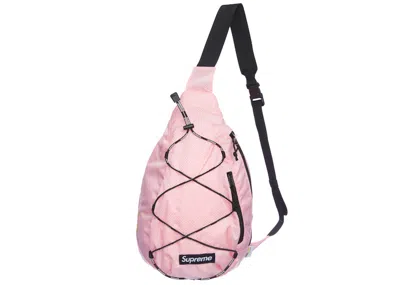 Pre-owned Supreme Sling Bag (ss22) In Pink