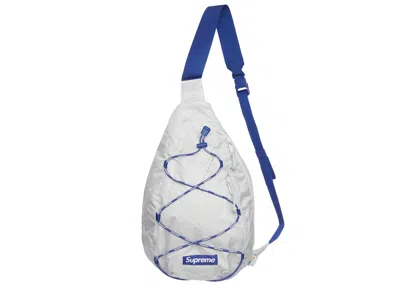 Pre-owned Supreme Sling Bag (ss22) In Silver