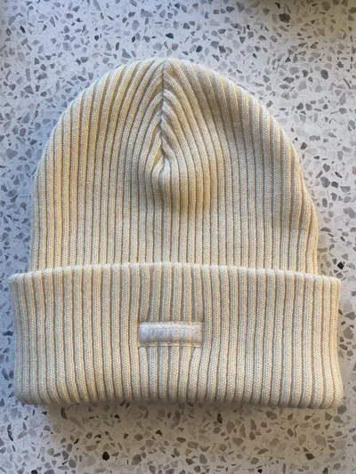 Pre-owned Supreme Small Bogo Ribbed Beanie In Multi