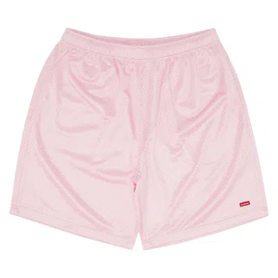 Pre-owned Supreme Small Box Baggy Mesh Short 'pink' | Men's Size M