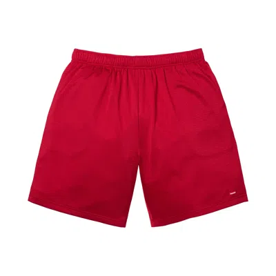 Pre-owned Supreme Small Box Baggy Mesh Short 'red' | Men's Size L
