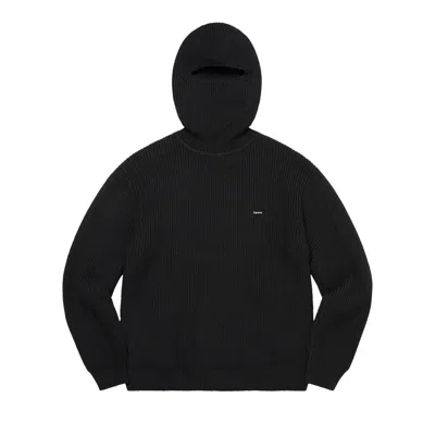 Pre-owned Supreme Small Box Balaclava/turtleneck Sweater 'black'