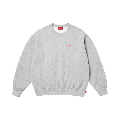 Pre-owned Supreme Small Box Crewneck 'heather Grey' | Men's Size Xl In Gray