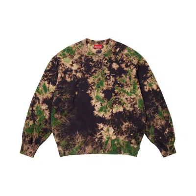 Pre-owned Supreme Small Box Crewneck 'multi Dyed' | Brown | Men's Size M