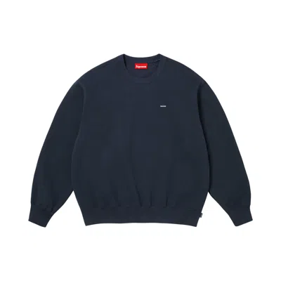 Pre-owned Supreme Small Box Crewneck 'navy' | Blue | Men's Size M