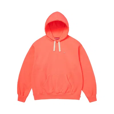 Pre-owned Supreme Small Box Drawcord Hooded Sweatshirt 'fluorescent Pink' | Men's Size L