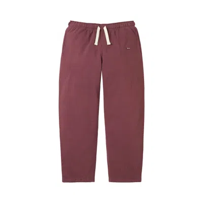 Pre-owned Supreme Small Box Drawstring Sweatpant 'maroon' | Purple | Men's Size M