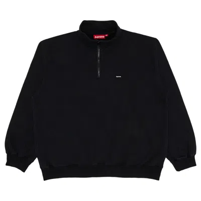 Pre-owned Supreme Small Box Half Zip Pullover 'black' | Men's Size L