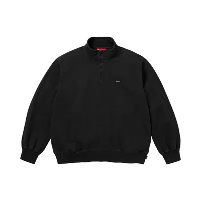 Pre-owned Supreme Small Box Half Zip Pullover 'black' | Men's Size L