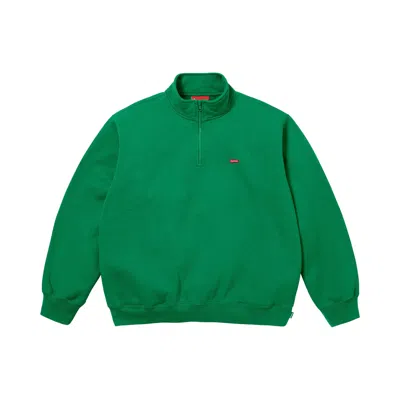 Pre-owned Supreme Small Box Half Zip Pullover 'green' | Men's Size M