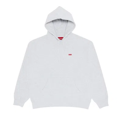 Pre-owned Supreme Small Box Hooded Sweatshirt 'ash Grey'