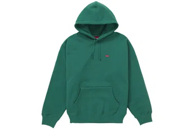 Pre-owned Supreme Small Box Hooded Sweatshirt (fw24) Green