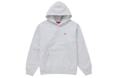 Pre-owned Supreme Small Box Hooded Sweatshirt (fw24) Heather Grey