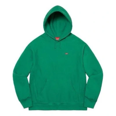 Supreme Small Box Hooded Sweatshirt 'green Red'