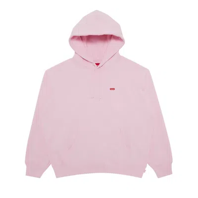 Pre-owned Supreme Small Box Hooded Sweatshirt 'light Pink'