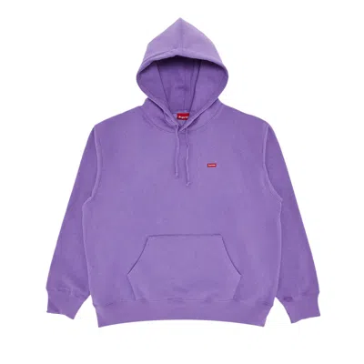Pre-owned Supreme Small Box Hooded Sweatshirt 'light Purple'