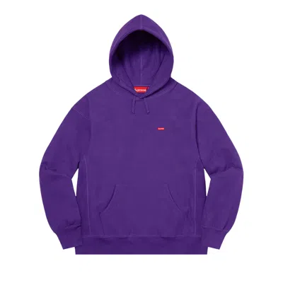 Pre-owned Supreme Small Box Hooded Sweatshirt 'purple' | Men's Size M
