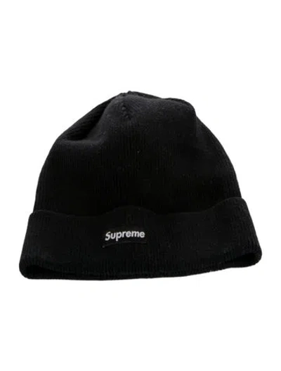 Pre-owned Supreme Small Box Logo Beanie In Black