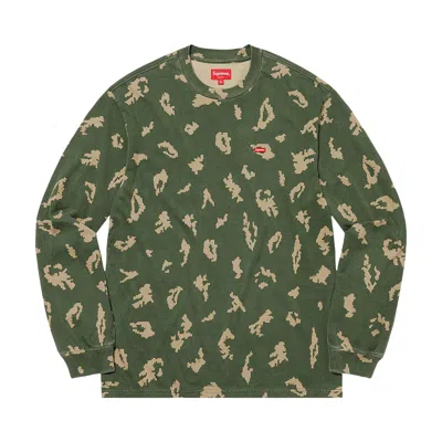 Pre-owned Supreme Small Box Long-sleeve Tee 'olive Russian Camo' | Green | Men's Size Xl