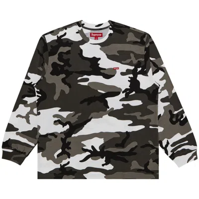 Pre-owned Supreme Small Box Long-sleeve Tee 'snow Camo' | Multi-color | Men's Size S