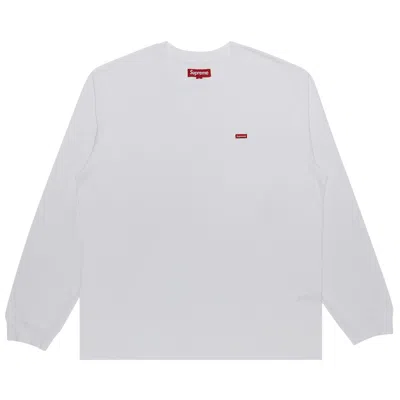 Pre-owned Supreme Small Box Long-sleeve Tee 'white' | Men's Size L