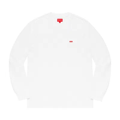 Pre-owned Supreme Small Box Long-sleeve Tee 'white' | Men's Size Xl