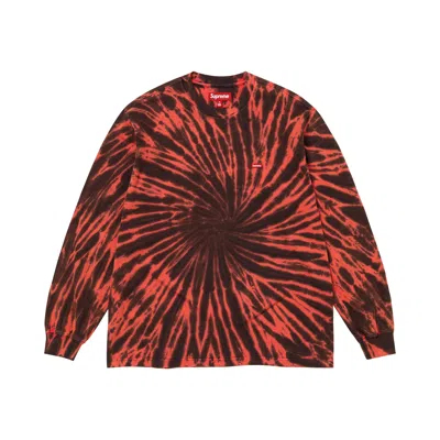 Pre-owned Supreme Small Box Long-sleeve Tee 'tie Dye' | Red | Men's Size Xxl