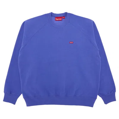 Pre-owned Supreme Small Box Raglan Crewneck 'violet' | Purple | Men's Size M