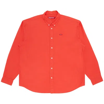 Pre-owned Supreme Small Box Shirt 'coral' | Orange | Men's Size M