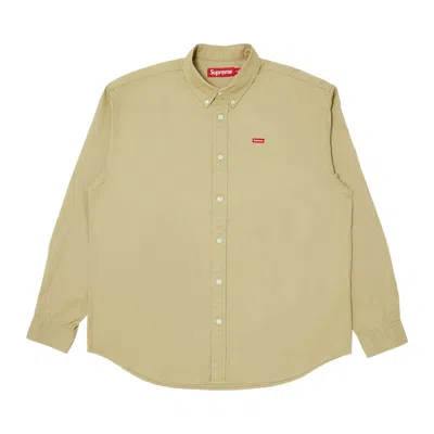 Pre-owned Supreme Small Box Shirt 'tan'
